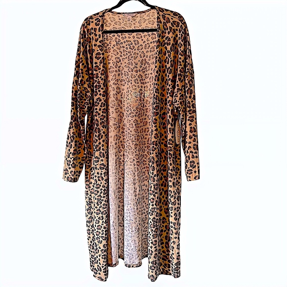 Boutique Plus Open Front Duster Cardigan